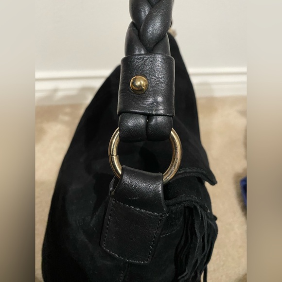 CZ Falconer Suede Fringe Shoulder Bag - Picture 5 of 9